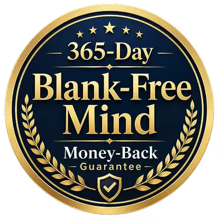 CogniFort Plus 365 day money back guarantee seal